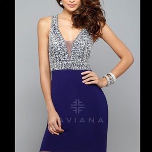 Faviana 💜 Purple, size 10, cocktail dress